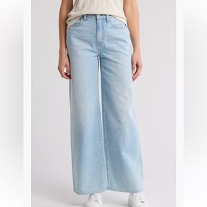Madewell Superwide-Leg Light Blue Women Jeans - Alesio Wash -Size 27